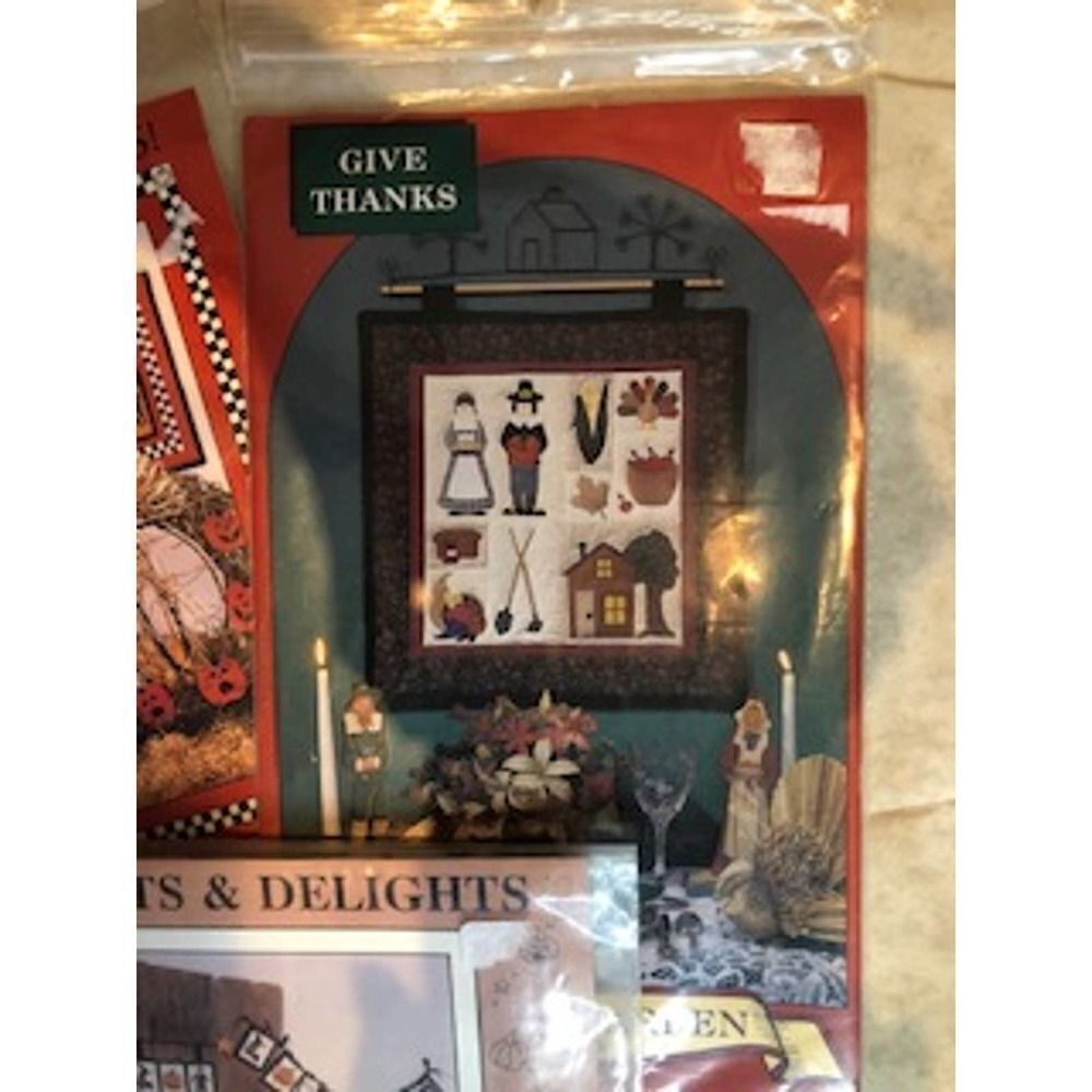5 Quilting Sewing Patterns Halloween Fall - Picture 3 of 4